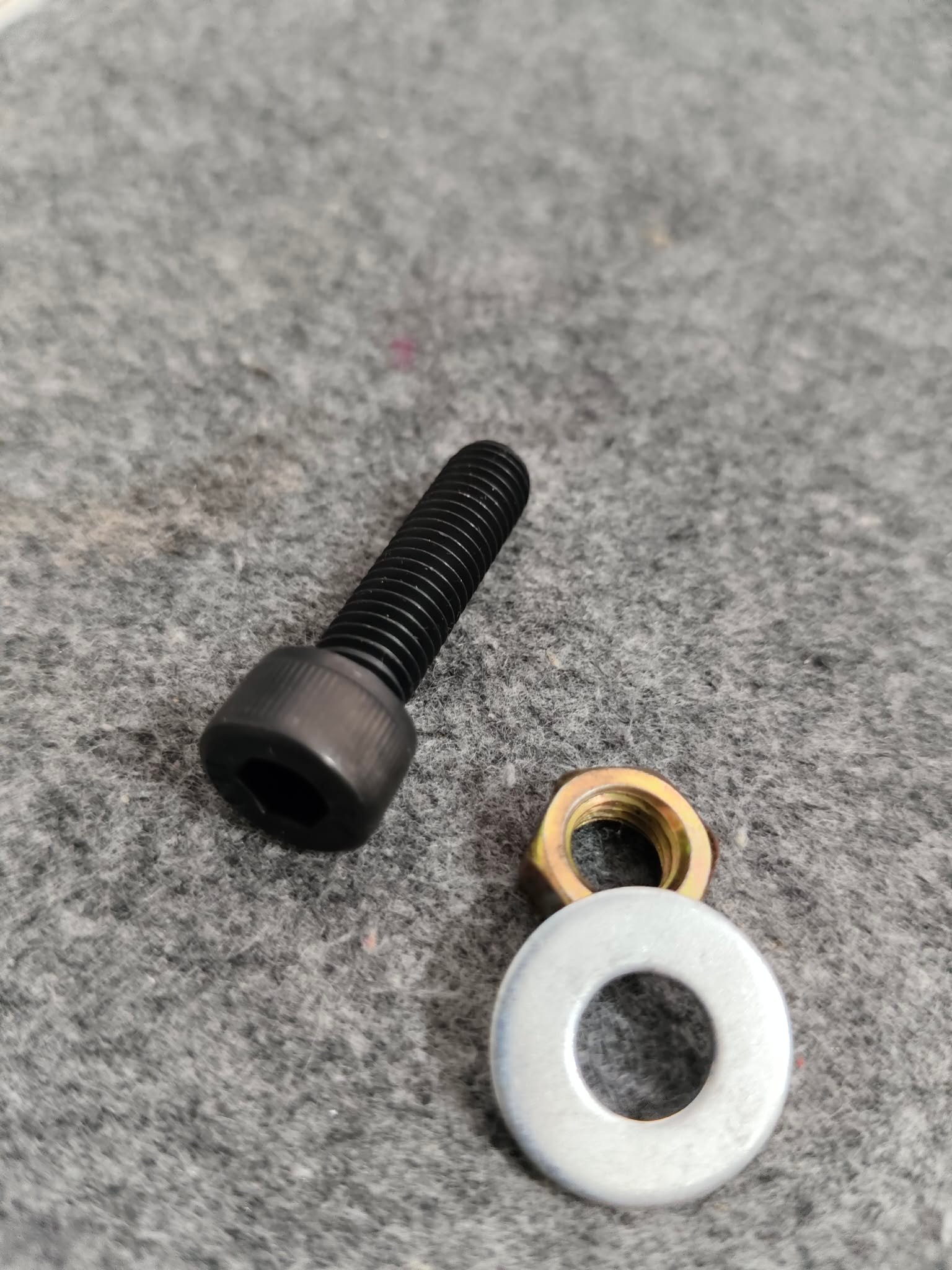 Allen Bolt w/ nut & washer 6mm x 40mm