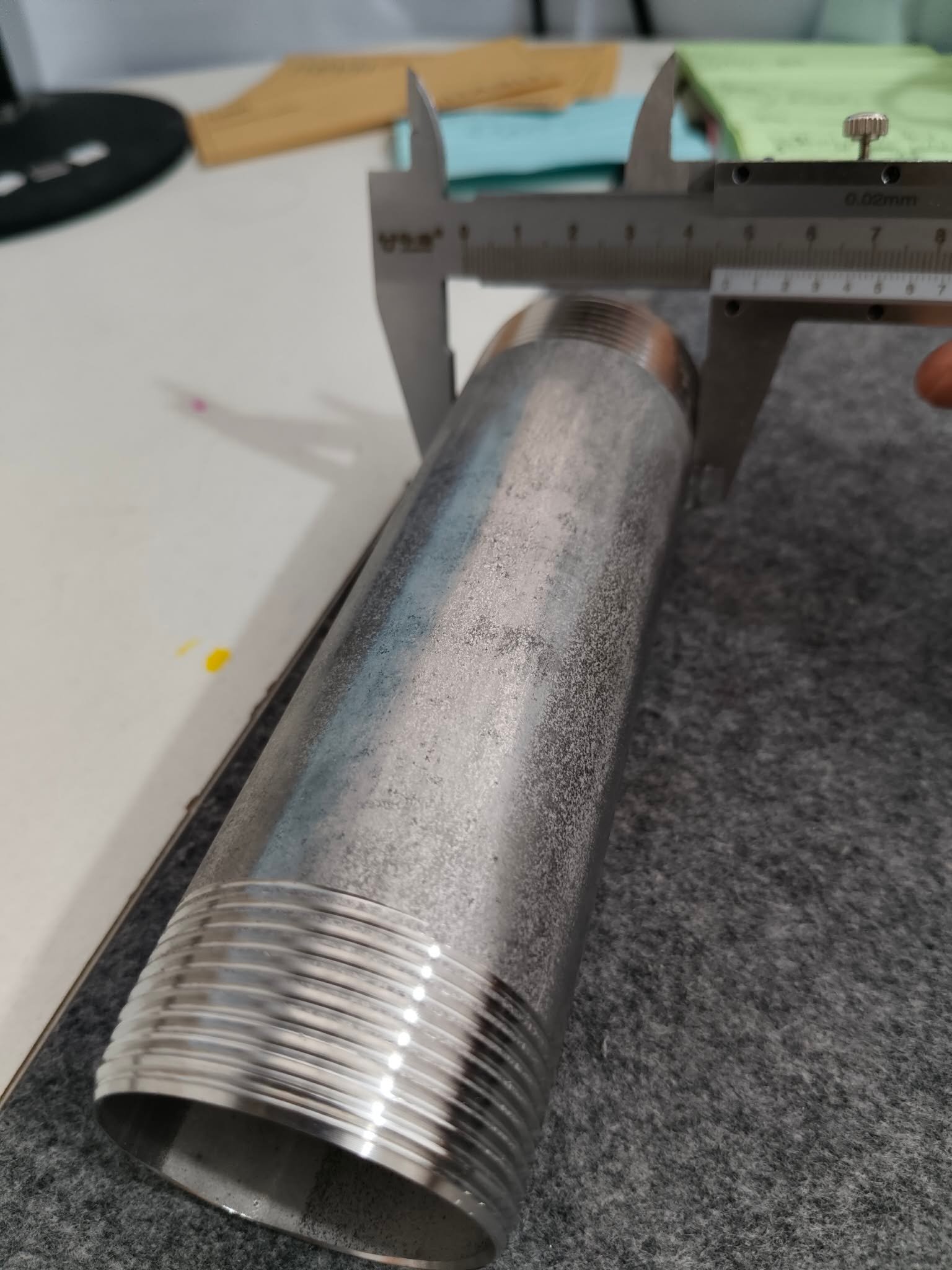 SS Nipple 1-1/2 x 6" SS304