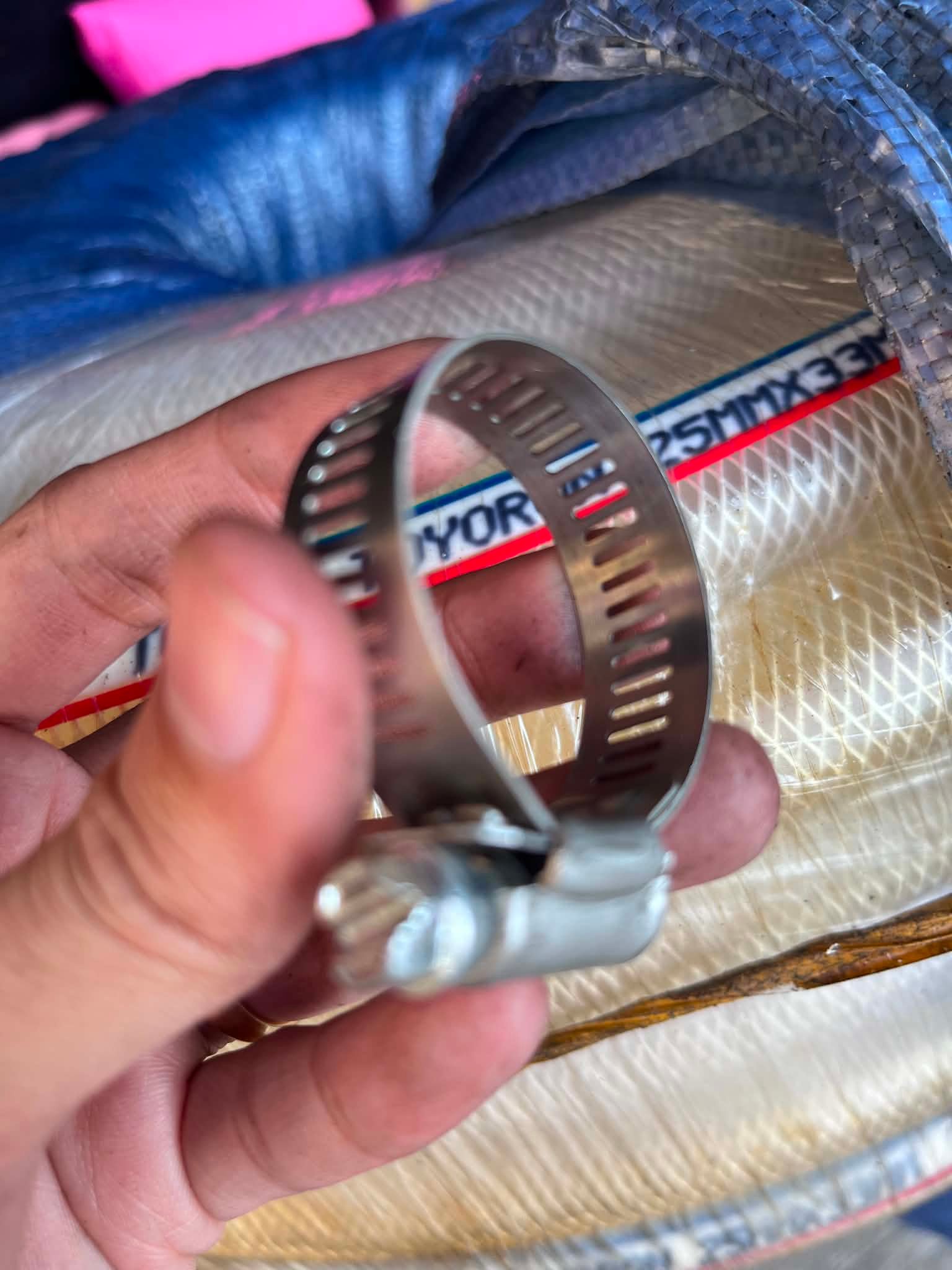 Stainless Steel Hose Clamp #16 for 1" hose