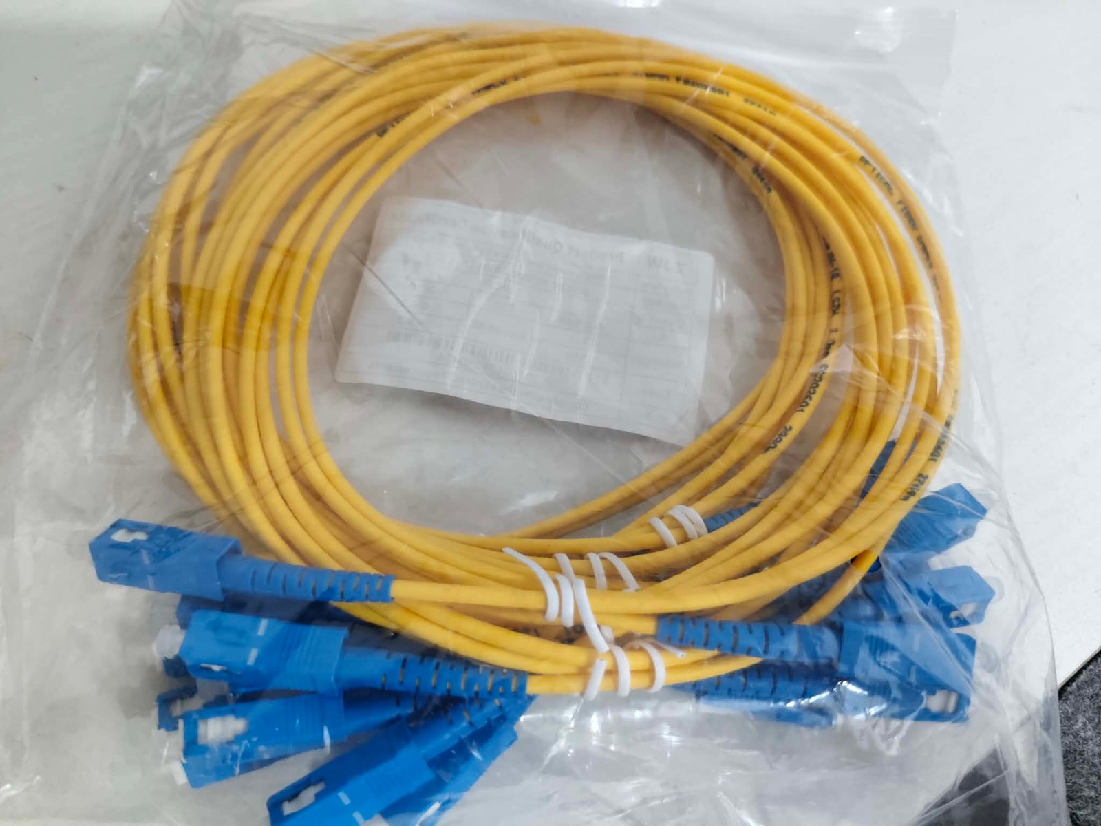 SC/UPC to SC/UPC cable 1m length Blue