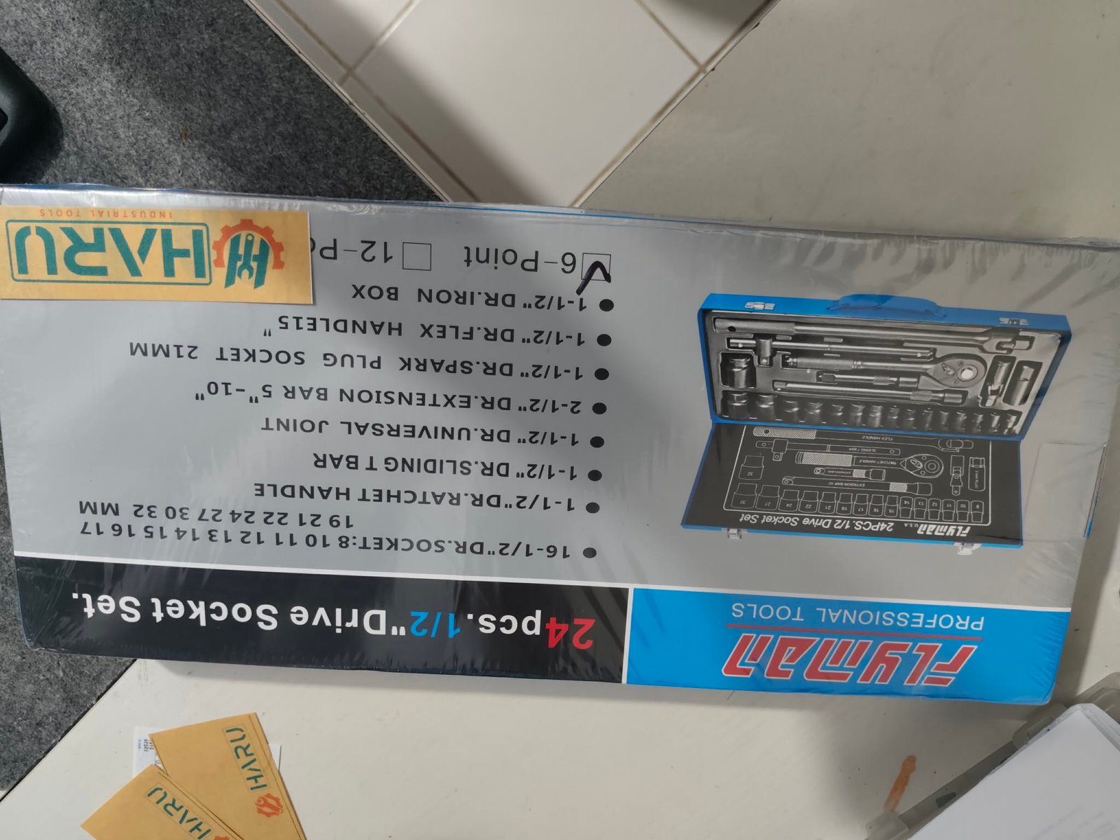 Socket Wrench Set 1/2 drive 8-32mm Flymann