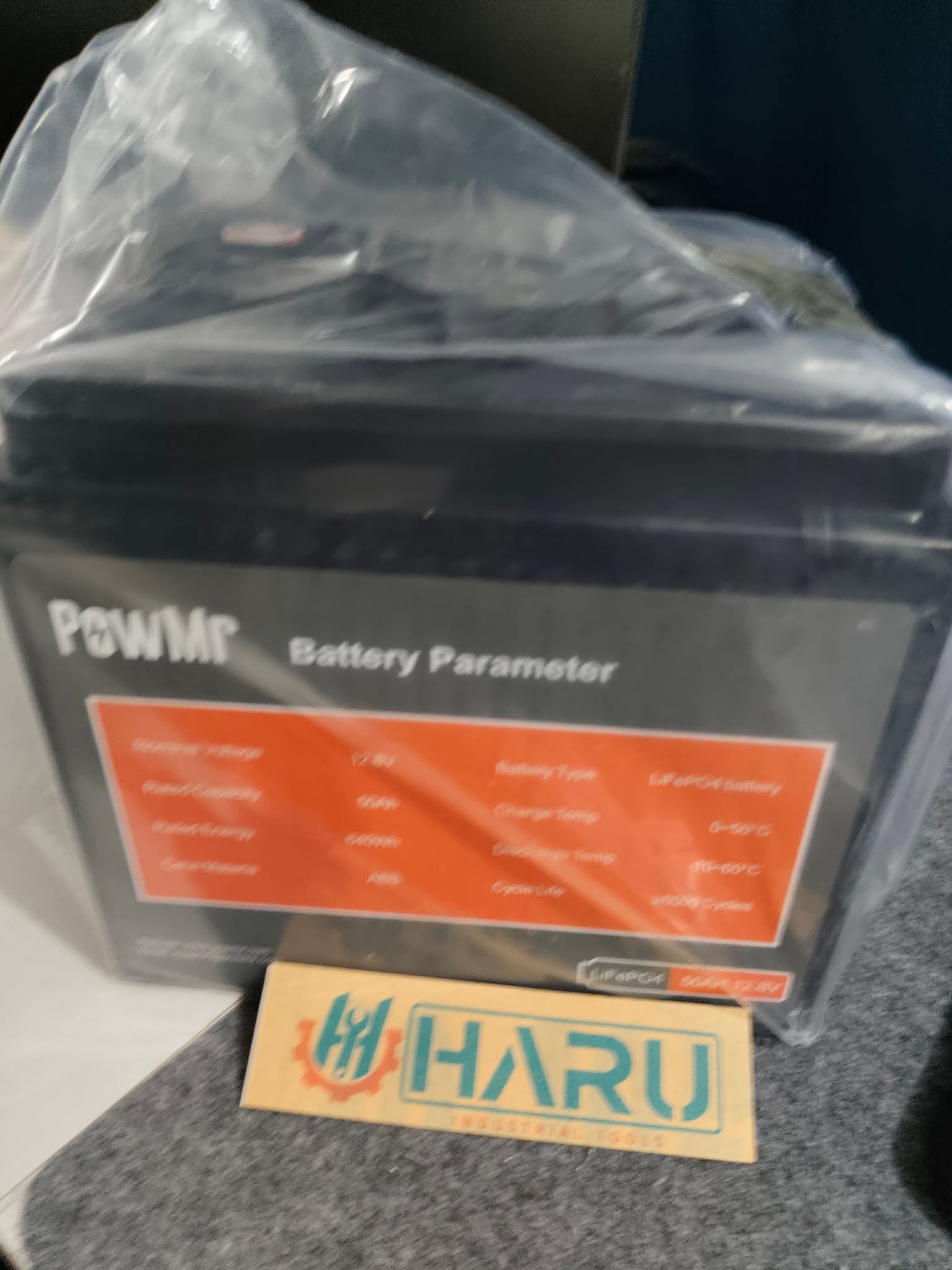Powmr Lifepo4 battery 50AH; 12V with Built in BMS